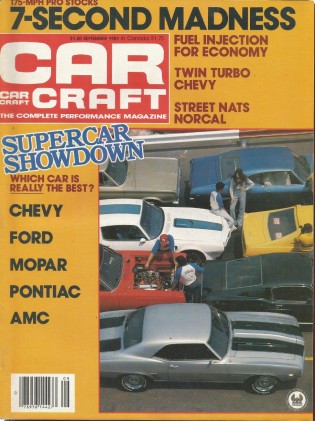 CAR CRAFT 1981 SEPT - MUSCLECAR SHOOTOUT, PRO STOCK